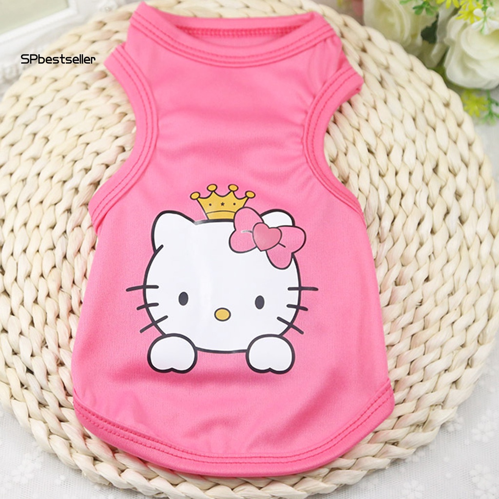 Áo Thun Mềm Mại Thoáng Khí In Họa Tiết Dễ Thương Dành Cho Thú Cưng
