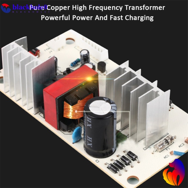 Bộ Sạc Xung Thông Minh 12v 6a Có Màn Hình Lcd Cho Xe Hơi Xe Máy