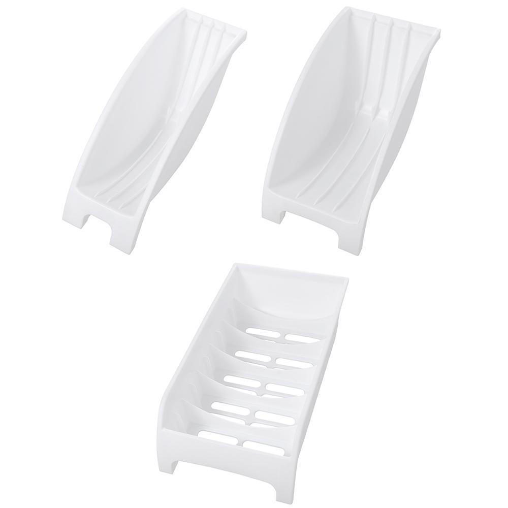 BARRY Giá Đỡ Nắp Nồi Bằng Nhựa Màu Trắng Siêu Bền Chống Biến Dạng Tiện Dụng