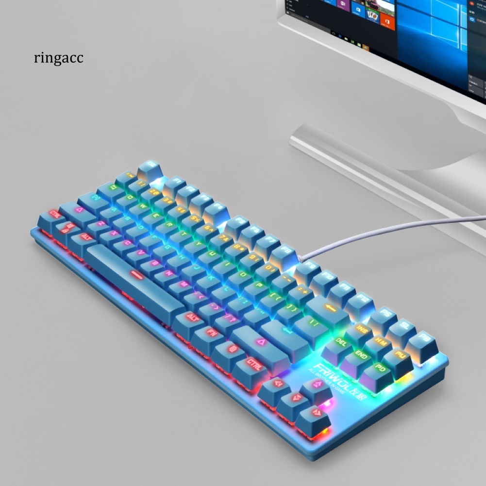 Bàn PhíM Cơ Gaming RGA G50, Trục Xanh RGB NhiềU MàU Cho MáY TíNh