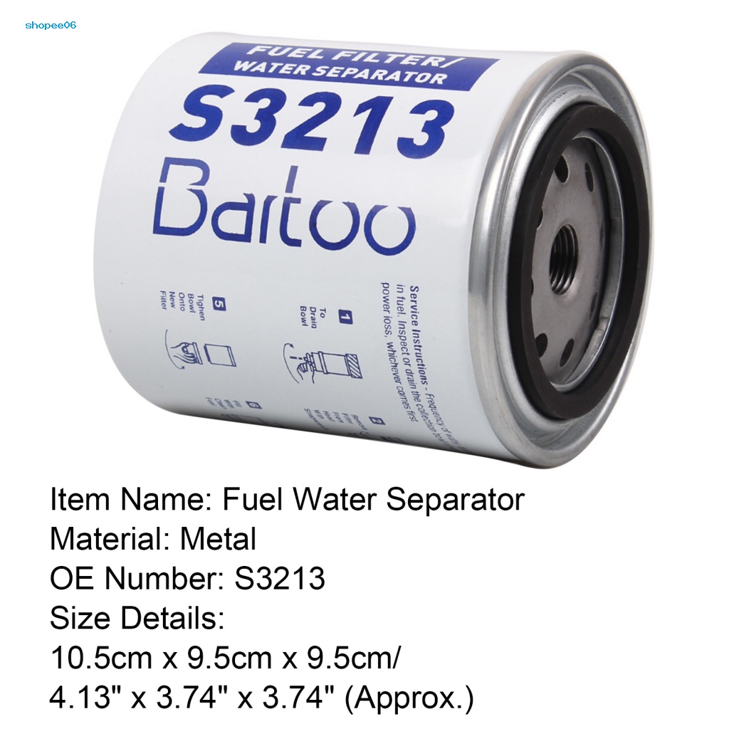 Phụ Kiện Lọc Nhiên Liệu Tách Nước Màu Trắng Thông Dụng Cho Tàu Thuyền PEMG OFI055 S3213