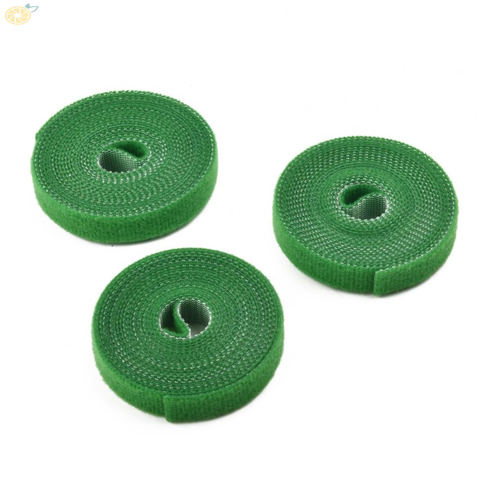 【VARSTR】Plant Tape Garden 200 CM Length 3 Rolls Bamboo Cane Green Garden Twine Tie Tape