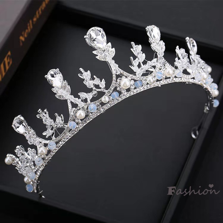 Vương Miện Công Chúa Đính Đá Thủ Công Sáng Tạo Cho Bé Gái