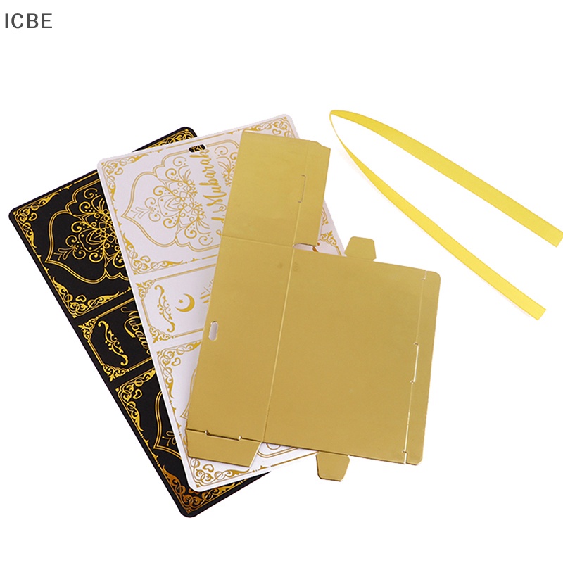 Bộ 5 Hộp Đựng Kẹo Sô Cô La Hình Cuốn Sách Eid Mubarak Ramadan