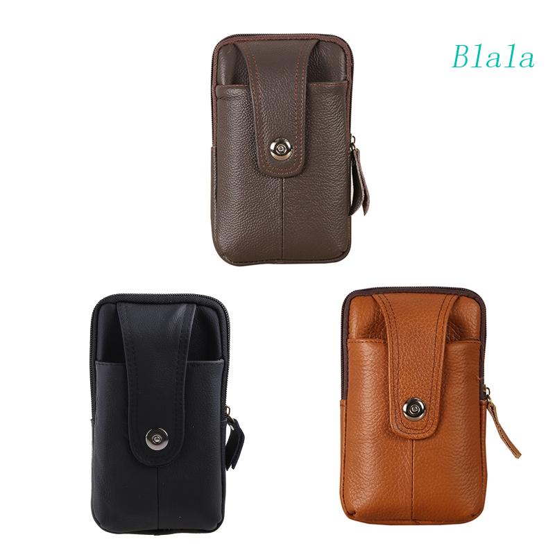 Túi Da Bò Đeo Hông Đựng Điện Thoại Phong Cách Vintage Cho Nam