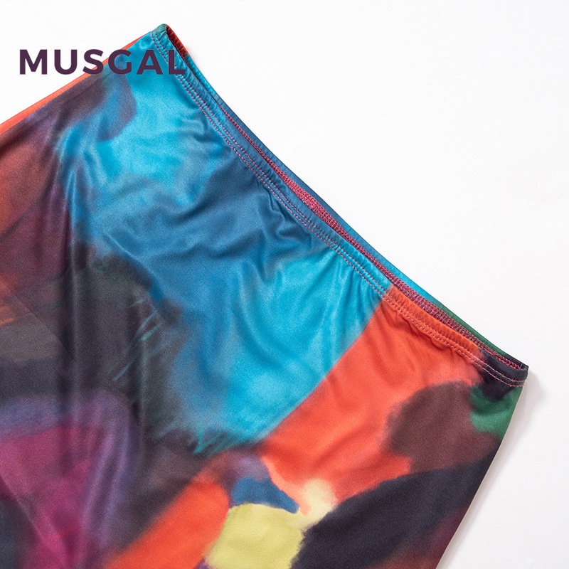 Chân Váy Lửng Lưng Cao Họa Tiết In Thời Trang Mùa Hè 2023 Cho Nữ