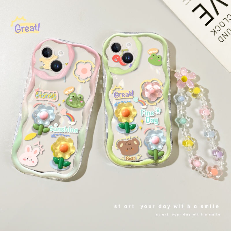 Ốp Điện Thoại Họa Tiết Hoa Dễ Thương Dành Cho iPhone 14 Pro Max 11 12 13 Pro Max Xs Xr 7 8 Plus X Se 6 6S Plus