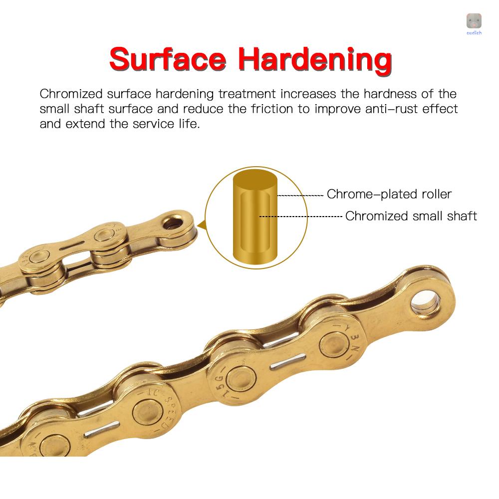 Dây Xích Xe Đạp Leo Núi Tốc Độ 10 / 11 116 Mắt Xích