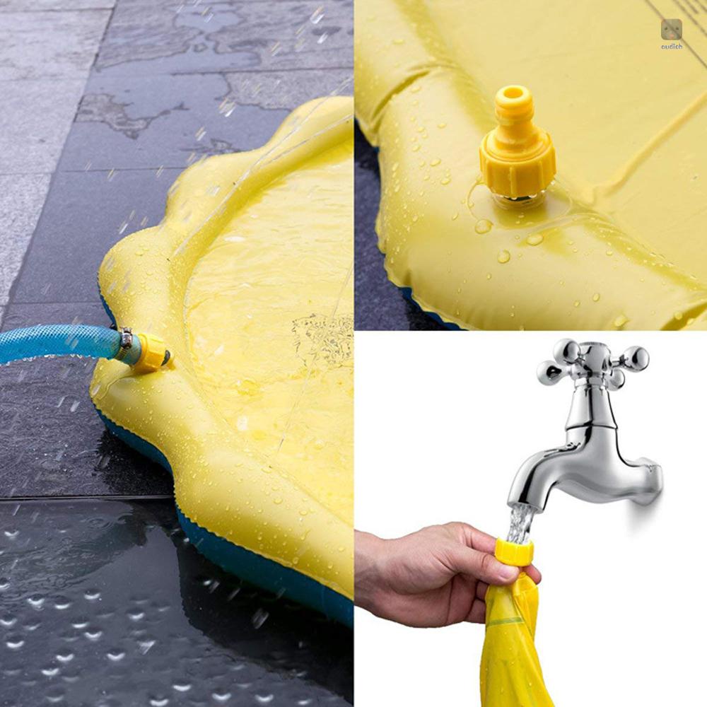 Thảm Bơm Hơi Phun Nước Bằng PVC Dành Cho Trẻ Em Chơi Ngoài Trời