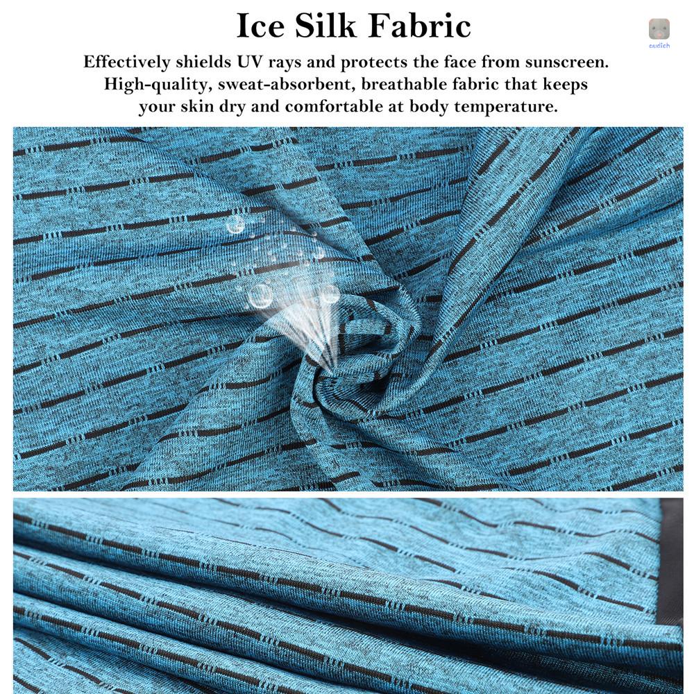 Khăn Che Mặt Bằng Lụa Chống Lạnh Chống Gió Dùng Khi Lái Xe Ngoài Trời Vào Mùa Hè