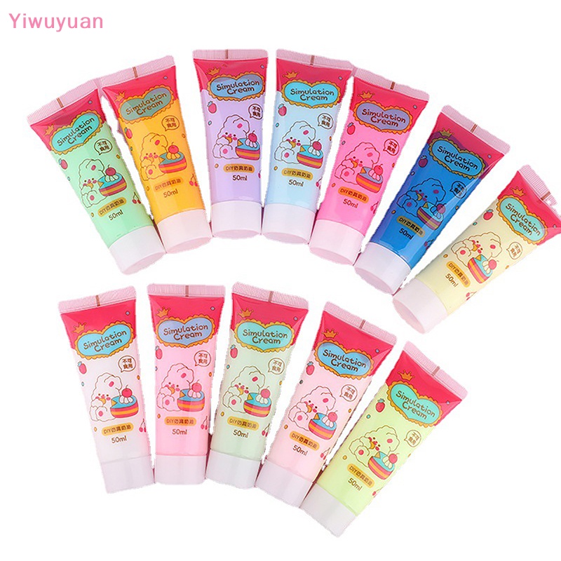 Keo Dán Trang Trí Tóc / Điện Thoại Hình Cây Kem 50ml DIY Mới