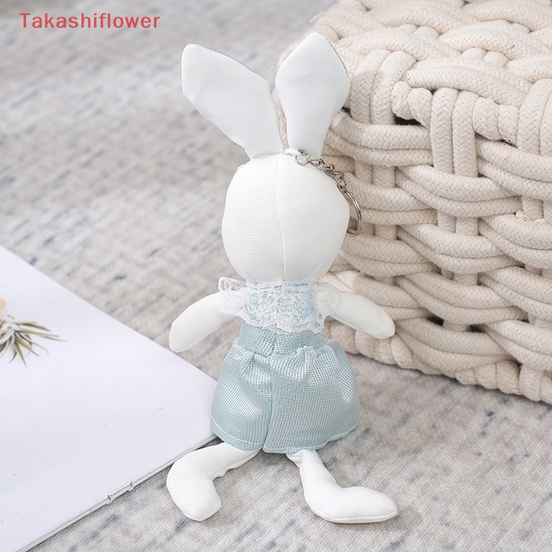 Móc Khóa Thỏ Nhồi Bông Dễ Thương Dùng Làm Quà Tặng