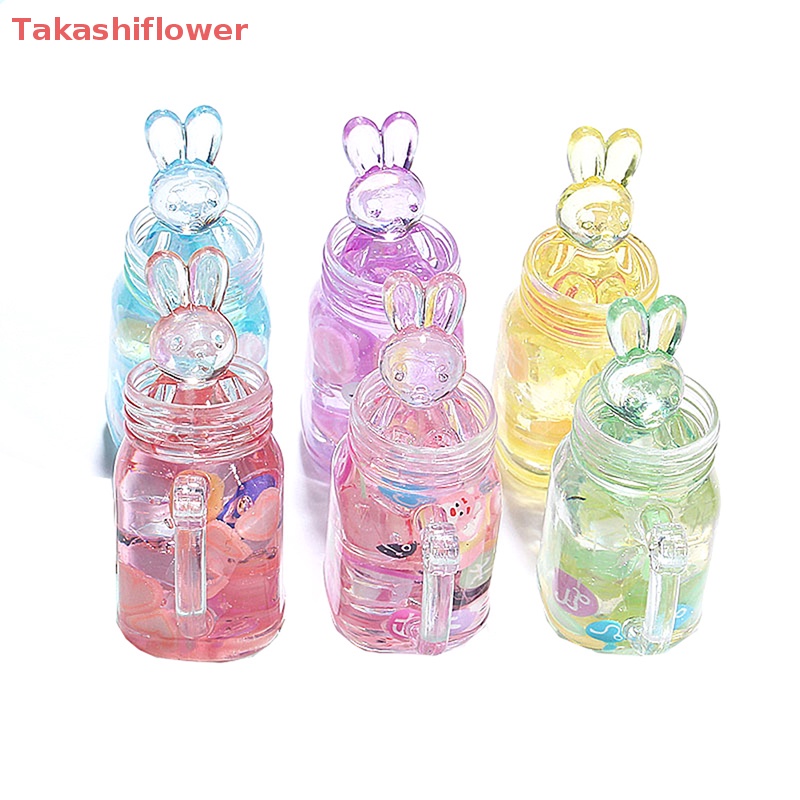 Đồ trang trí Thỏ Hoạt Hình Bằng Nhựa Phát Quang Tự Làm Trang Sức