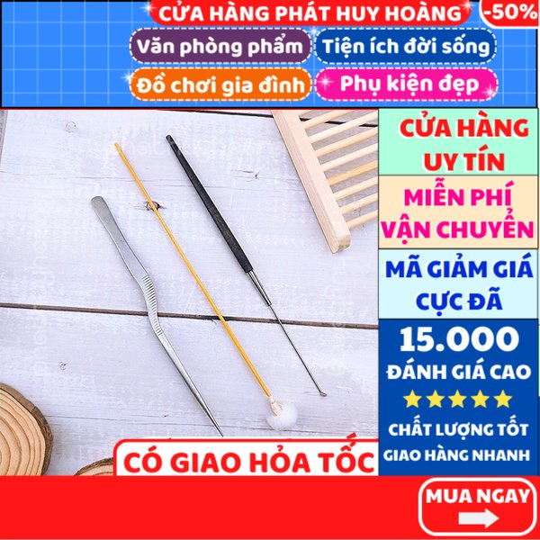 Bộ 3 cây lấy ráy tai ✅ FREESHIP🚛Có video thật🎥Bộ 3 cây lấy ráy tai chuyên nghiệp chất lượng cao - Phát Huy Hoàng