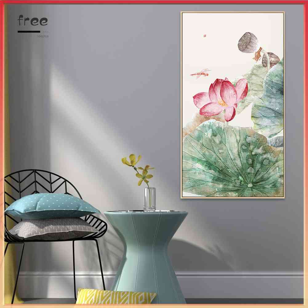 Bộ Tranh Thêu Chữ Thập 11CT Hình Lá Sen