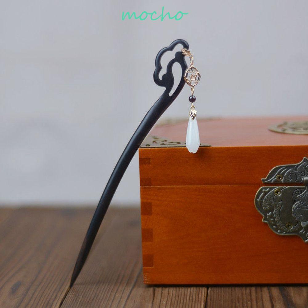 Trâm Cài Tóc Bằng Gỗ Phối Tua Rua Phong Cách Trung Hoa Cổ Điển Thời Trang Cho Nữ