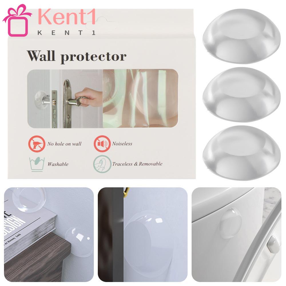1 6 Miếng Đệm Dán Tường Chống Va Đập Bảo Vệ Lưng Cửa Có Thể Tái Sử Dụng