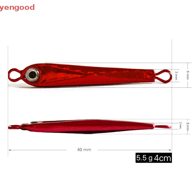 Mồi Câu Cá 3 / 5g Bằng Kim Loại Cứng Chất Lượng Cao