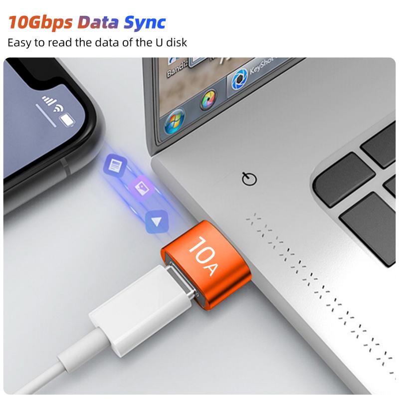 Đầu Chuyển Đổi OTG HdoorLink 10A Type-C Sang USB 3.0 Cho M-acbook Laptop Xiaomi Samsung