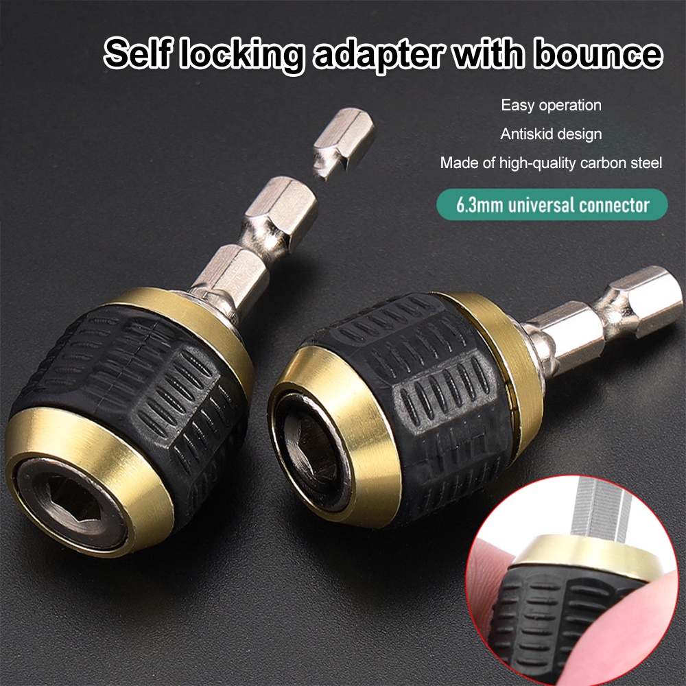 RIRIHI Đầu kẹp mũi khoan lục giác 1 / 4 inch 60mm thay thế nhanh chóng tiện lợi
