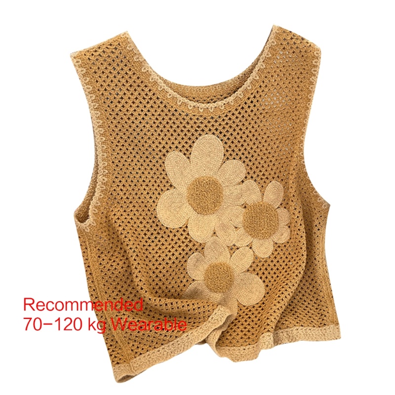 Áo Thun Tanktop Không Tay Cổ Tròn In Họa Tiết Hoa Thời Trang Mùa Hè Cho Nữ