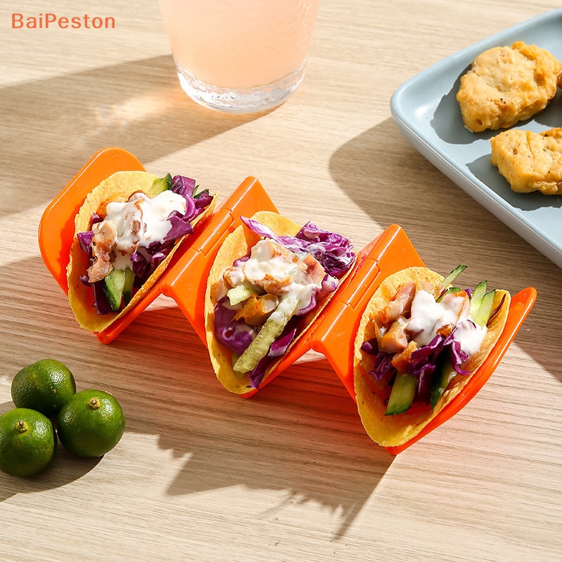[BaiPeston] Giá Đỡ Taco Khay Bánh Taco Hình Gợn Sóng Cho Bữa Tiệc