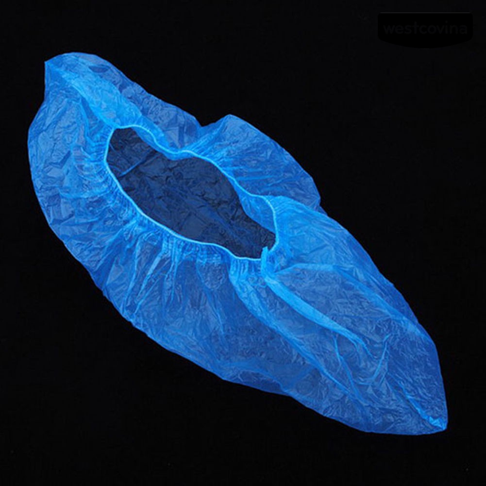 [COD]☁Set 100 Vỏ Bọc Giày Bằng Nhựa Chống Nước Dùng Một Lần Đa Ứng Dụng