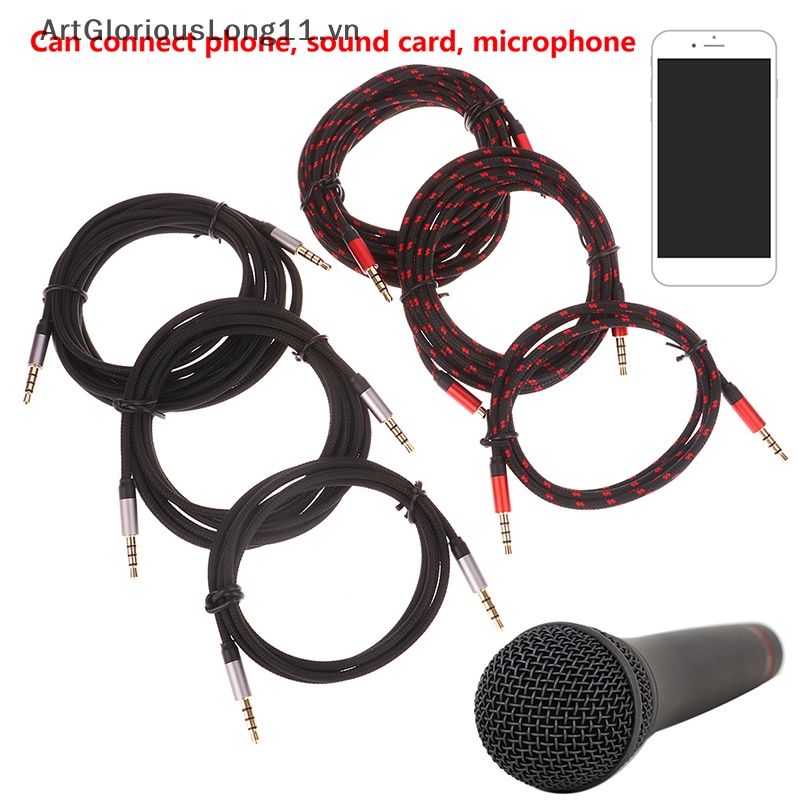 Dây Cáp Âm Thanh Nối Dài Tai Nghe 3.5mm Male Sang Male AUX Cho Điện Thoại / Máy Tính / Xe Hơi