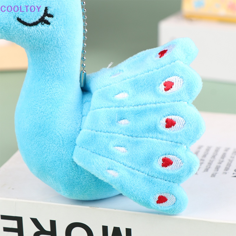 Móc Khóa Hình Con Công Hoạt Hình Nhồi Bông Đáng Yêu