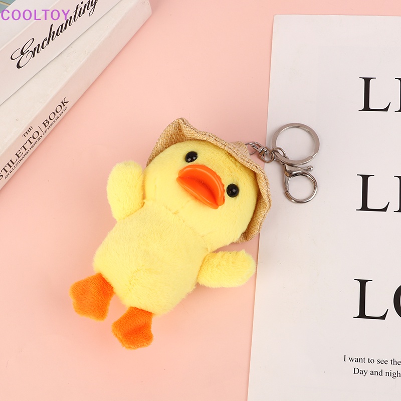 1 Móc Khóa Vịt Nhồi Bông 13cm Dễ Thương