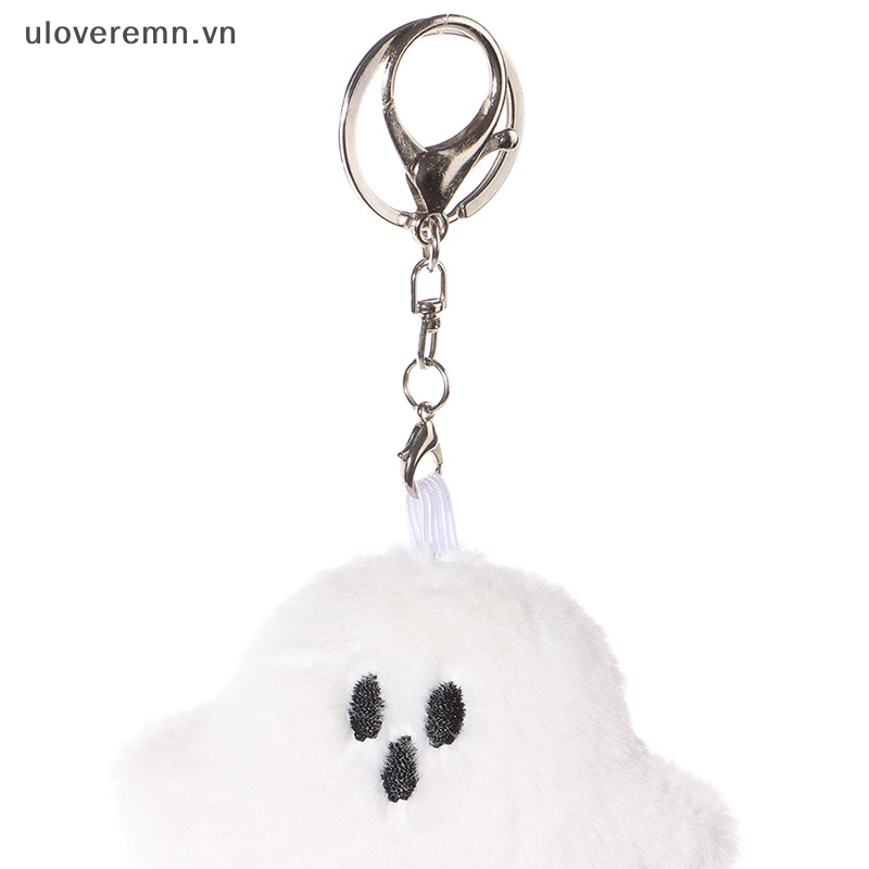 Móc Khóa Hình Ma Nhồi Bông Mềm Mại Dễ Thương