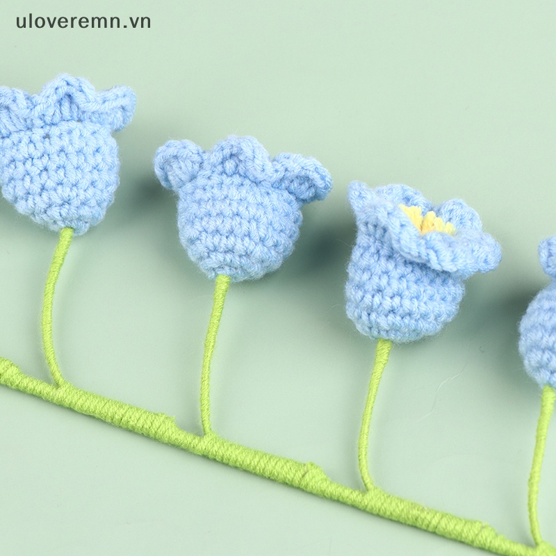 1 Bó Hoa Dệt Kim Thủ Công DIY Trang Trí Nhà Cửa