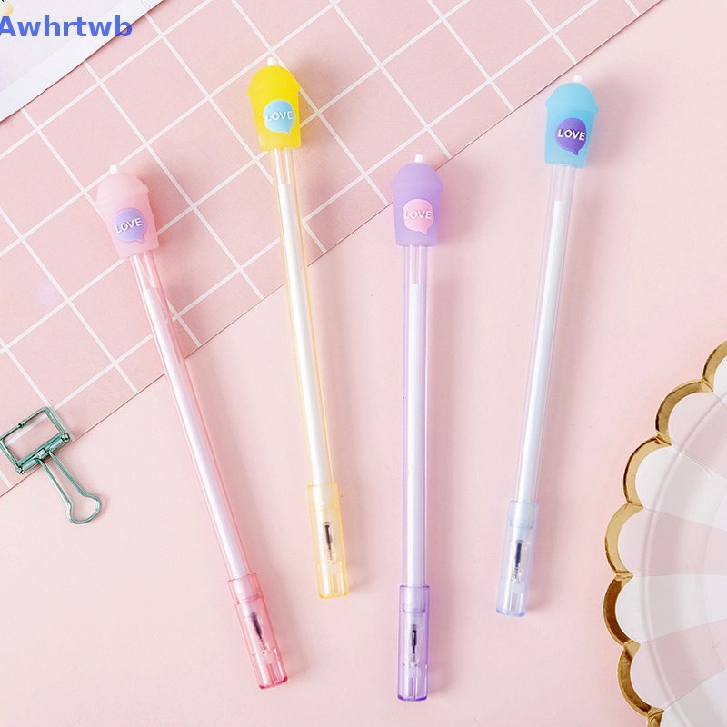 1 Cây Bút Bi Ngòi 0.5mm Hình Ly Nước Sáng Tạo Cho Học Sinh Mới