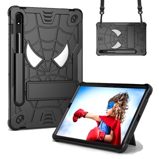 Ốp máy tính bảng hybrid có ngăn đựng bút cho samsung tab s8 plus 2022 12.4 inch galaxy tab s7 fe s7 plus tab s8 11 tab s7 11