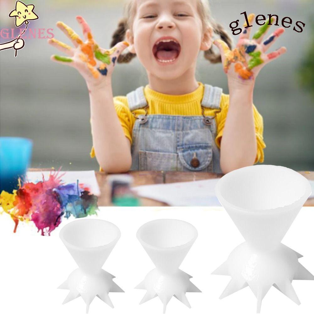 Phễu Rót Họa Tiết Hoa Chất Liệu Acrylic Có Thể Tái Sử Dụng