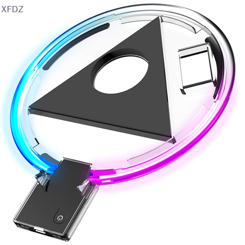 Đế Sạc Đứng Có Giá Đỡ Đèn RGB Cổng USB Cho PS5