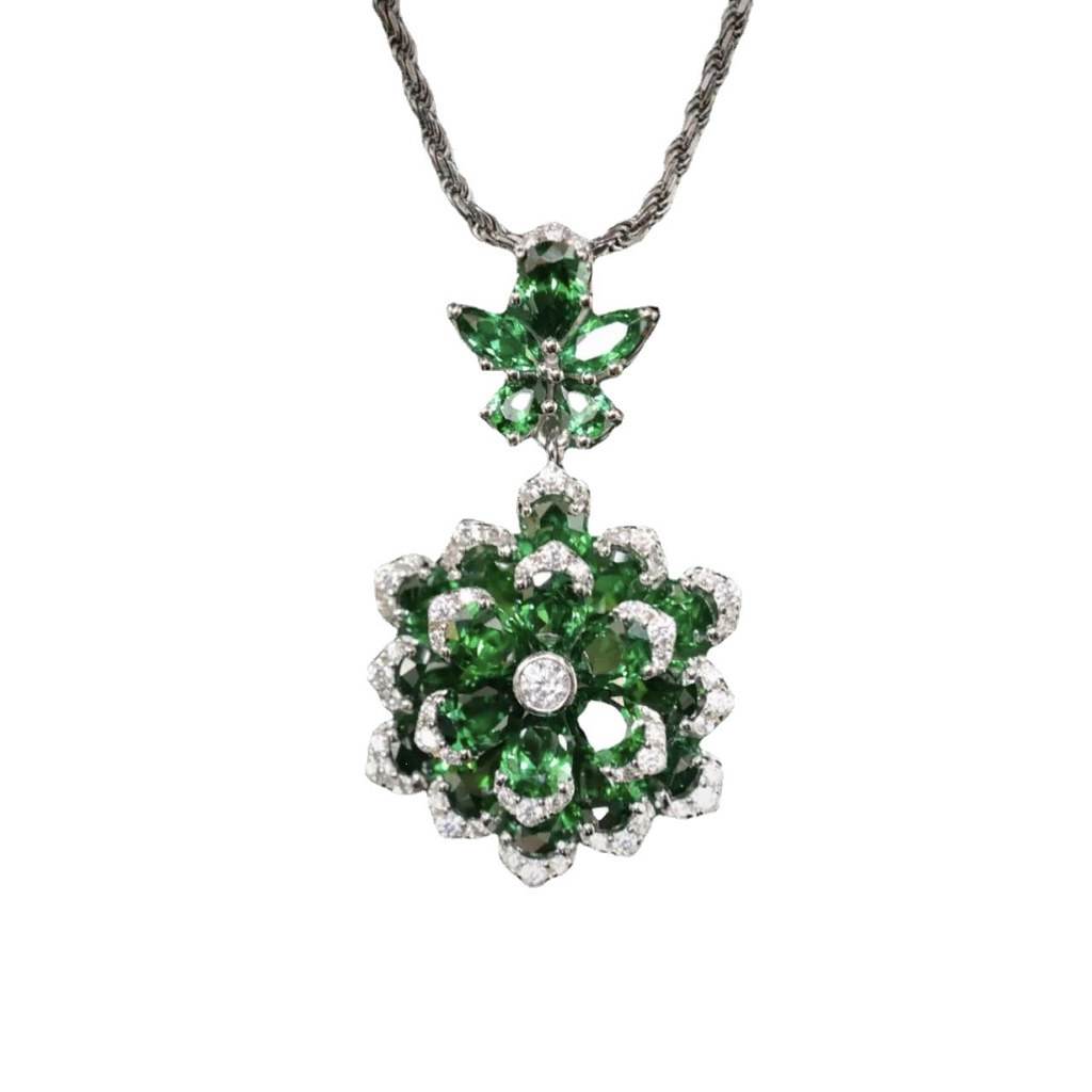 Bộ Dây ChuyềN + Bông Tai HợP Kim ĐíNh Đá Nhiề