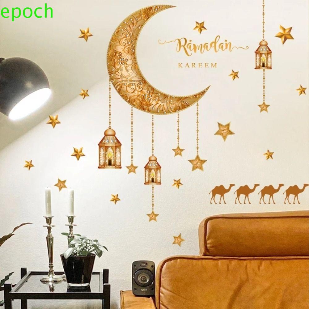 Epoch Giấy Dán Tường Hình Ngôi Sao 3D Chống Nước Thân Thiện Với Môi Trường Trang Trí Phòng Khách DIY