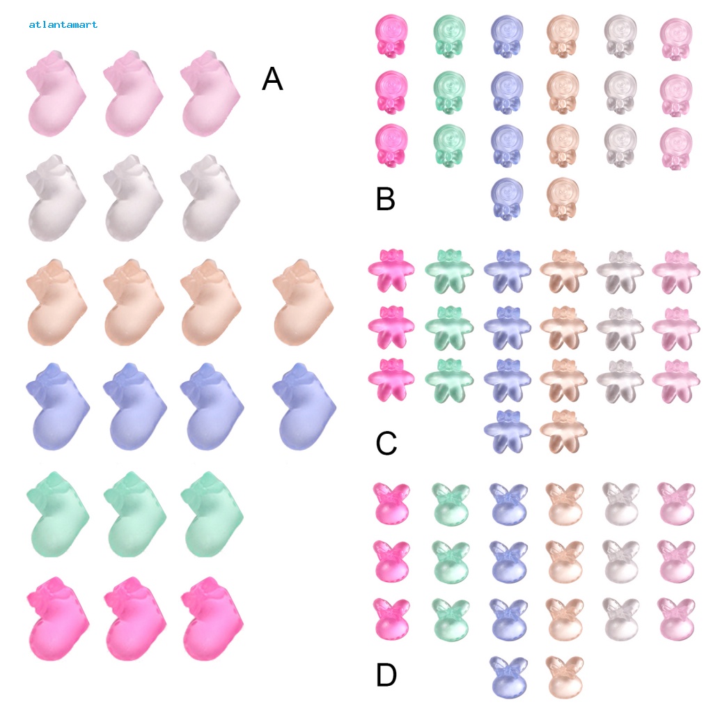 Túi Đựng Đồ Dùng Cao Cấp Tiện Dụng| Set 20 Phụ Kiện Trang Trí Móng Tay Họa Tiết Hoạt Hình Dễ Thương