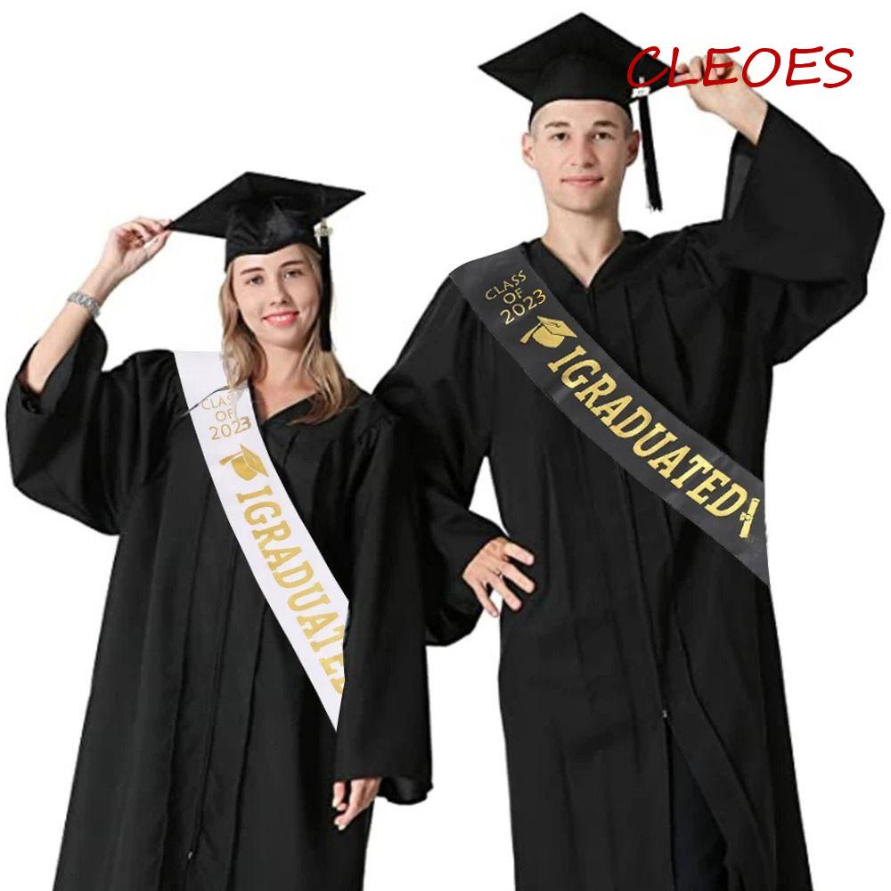 Dây Đeo Vai CLEOES Graduated Sashes Bằng Lụa Satin Kèm Băng Đô Cho Nam Giới