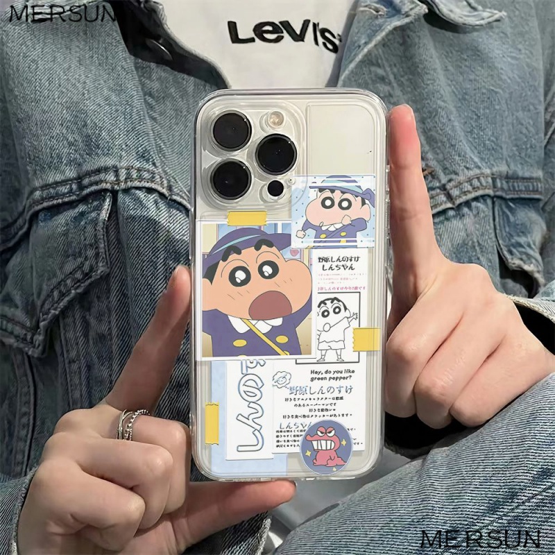 ✅Ốp Lưng Bé Shin Ngộ Nghĩnh Nhiều Mẫu Mã Cho Điện Thoại Iphone 11 14pro78 12 6In max13 3L3E