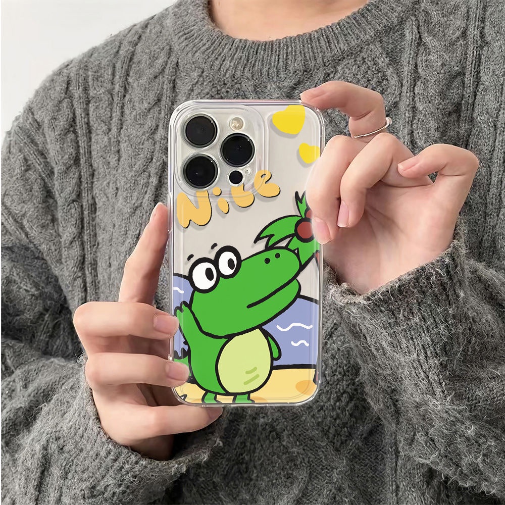 ✅Ốp Điện Thoại Dẻo Họa Tiết Cá Sấu Đơn Giản Chống Sốc Cho iPhone12 max1311 6In7814Pro plus