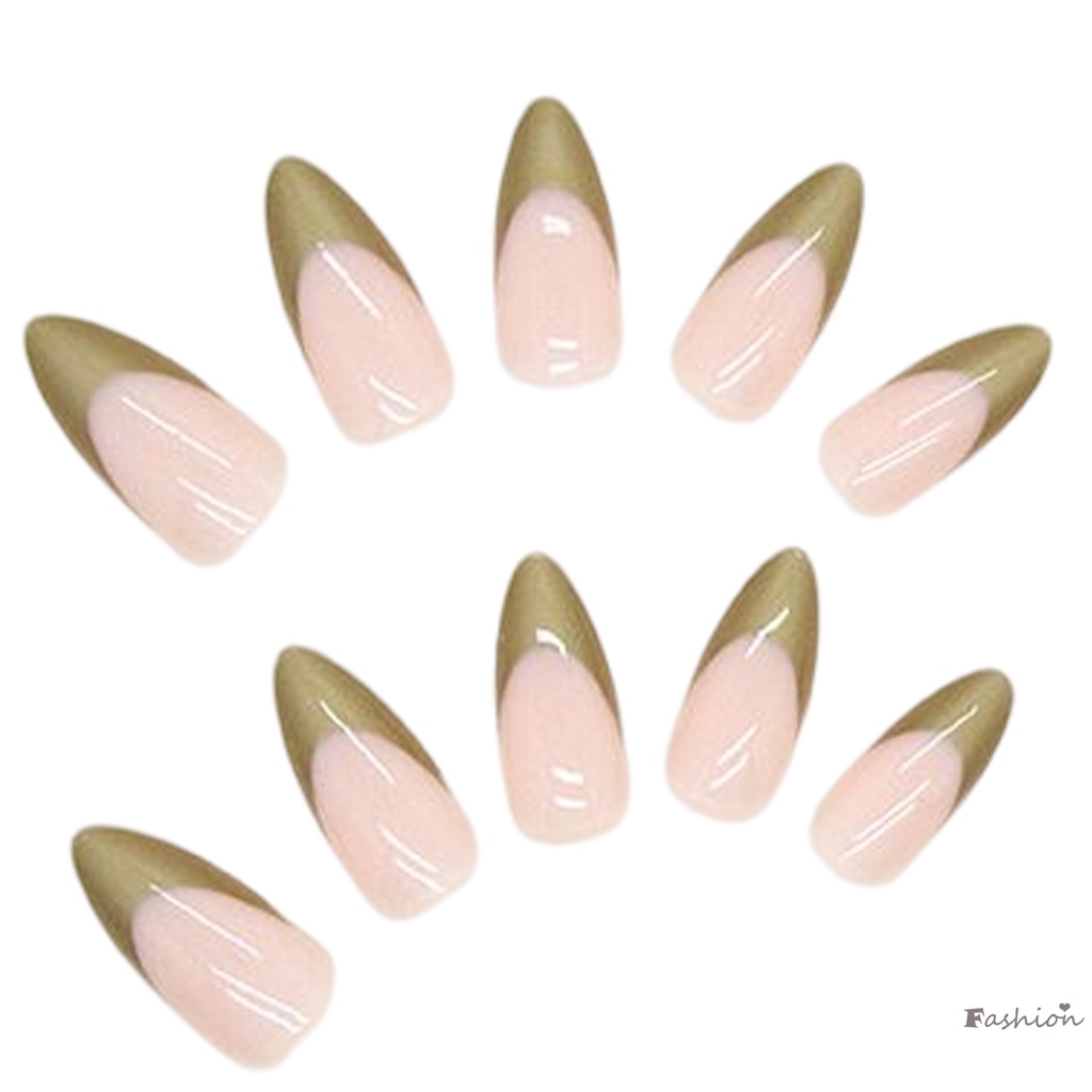 Móng Tay Giả Màu Vàng Ánh Ngọc Trai Bền Và Không Bao Giờ Xẻ Tà