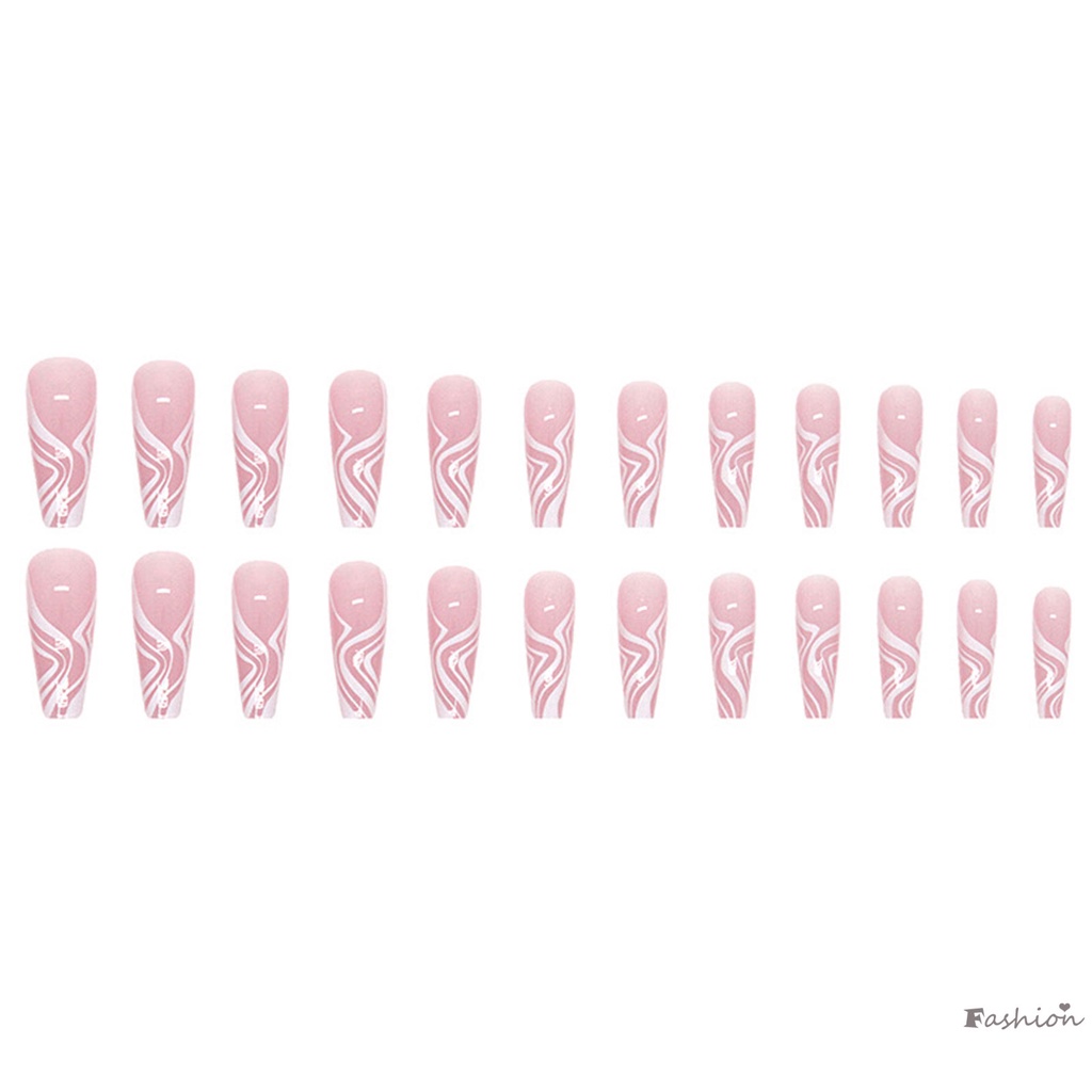 Bộ Móng Tay Giả Múa Ba Lê Gợn Sóng Dài Mịn Màng Và Không Gây Hại