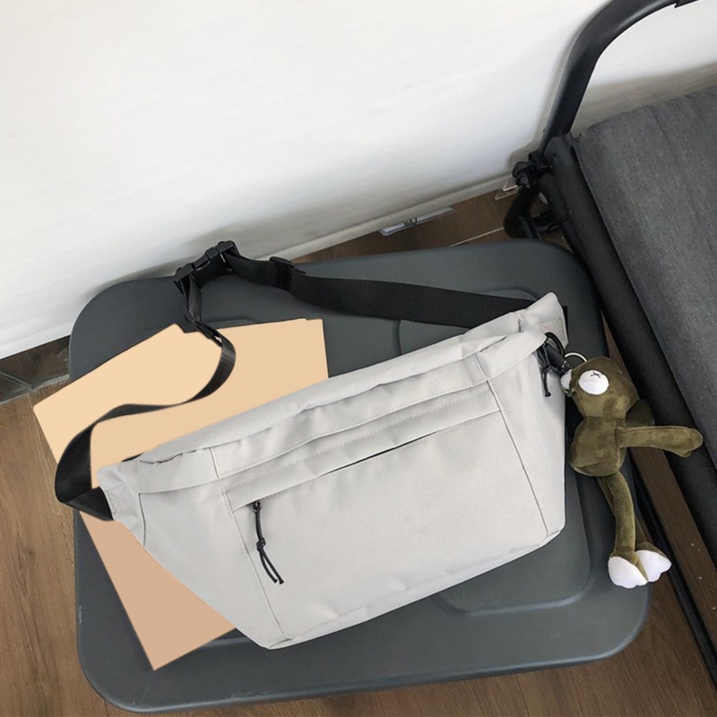 Túi Đeo Chéo Ngực / Hông Cỡ Lớn Hình Quả Chuối Phong Cách Hip Hop Thời Trang Đường Phố Cho Nam Và Nữ (B