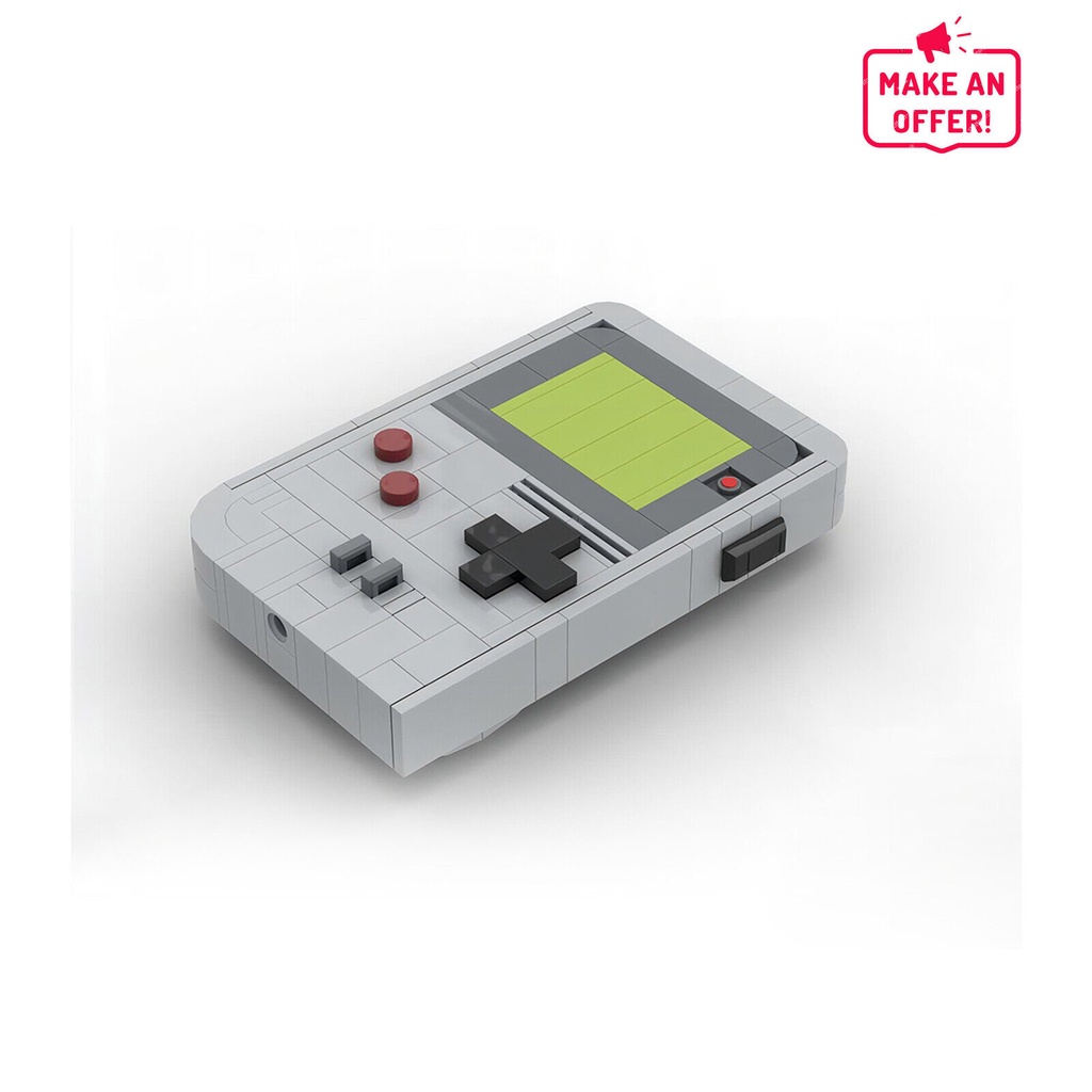 Kẹp Tóc MOC-Giày Xưa127451 Bộ Mô Hình Máy Chơi Game Boy 191 Mảnh Tương Thích Với LEGO 100% Chất Lượng Cao