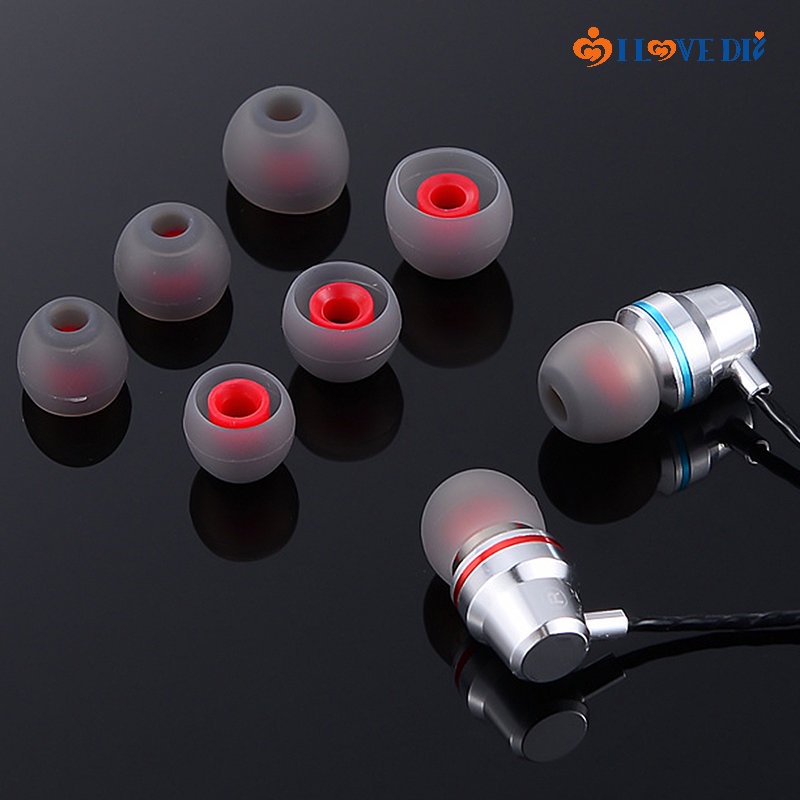 Set 2 Cặp Đệm Silicone Bọc Tai Nghe Chống Trượt Độ Đàn Hồi Cao