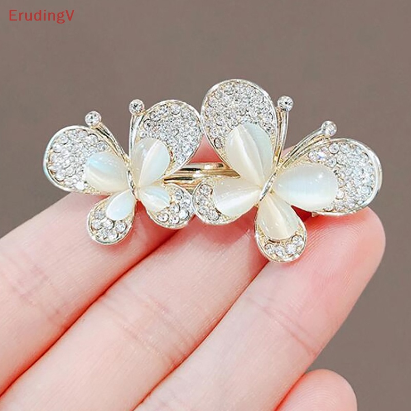 Ghim Cài Áo Hình Bướm Đính Đá Opal Thanh Lịch Cho Nữ