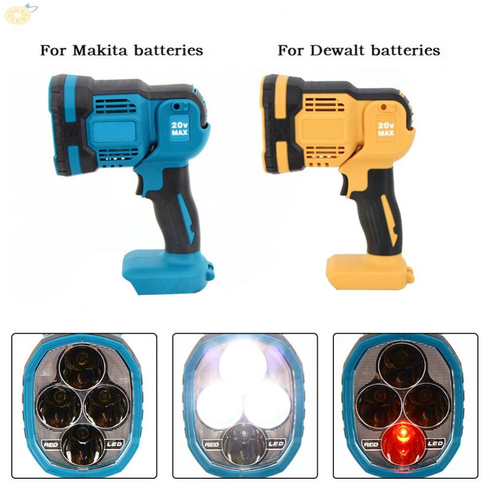 【VARSTR】Cordless LED Light Work Lighting 18V Battery 90°rotation Cordless LED Emergency