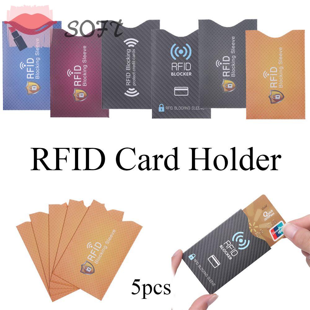 Set 5 Bao Đựng Thẻ Tín Dụng Chống Trộm Tiện Dụng
